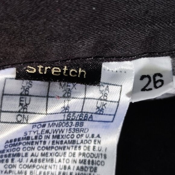 Guess Jeans Daredevil skinny leg stretch black women's size 26 - Picture 8 of 10